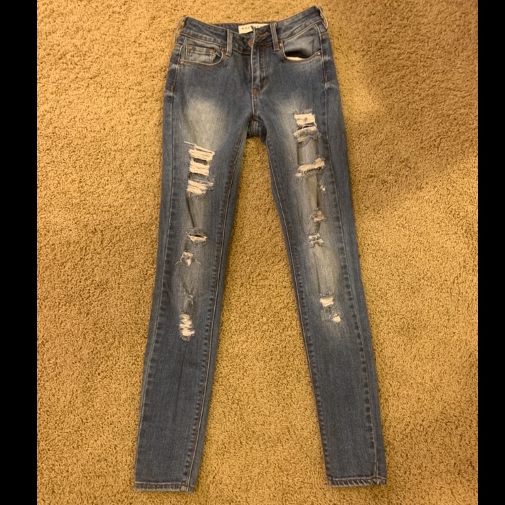 Bullhead Skinny Jeans (High Rise)